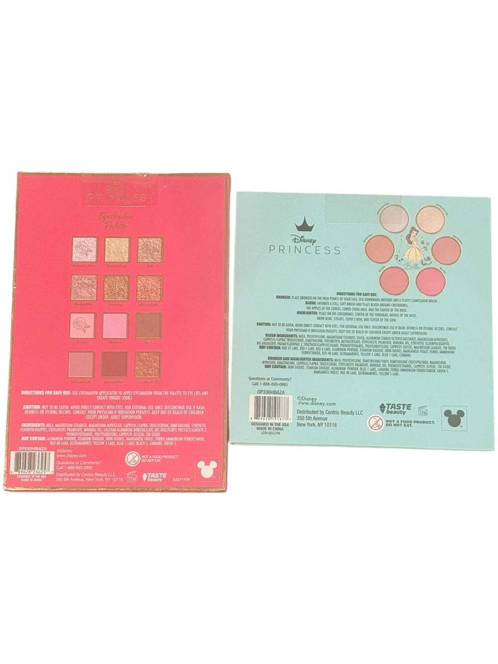 Disney Princess Belle Eyeshadow Palette and Complexion Palette Set. 2 pieces - Picture 2 of 5